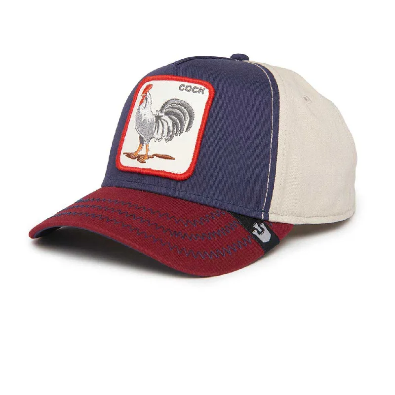 baseball hat rise -  All American Rooster 100 Trucker Hat