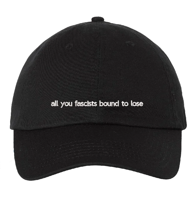 baseball hat shine -  All You Fascists Hat