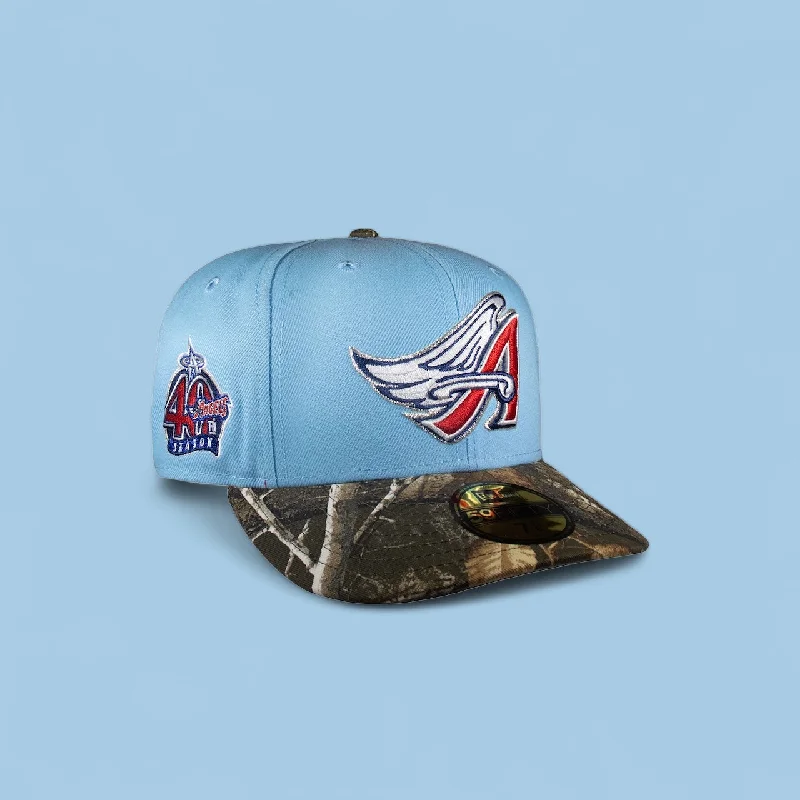 baseball hat star -  Anaheim Angels Sky Blue & Real Tree 40Th Anniversary