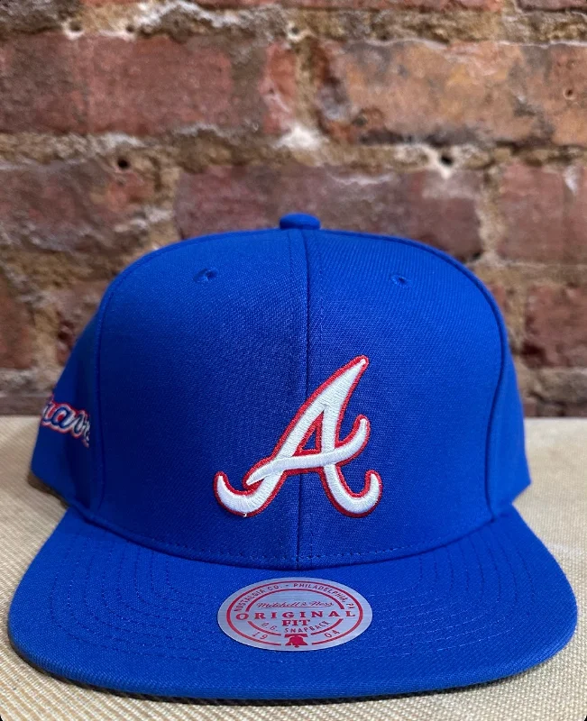 baseball hat pride -  Atlanta Braves Snapback Hat - Mitchell & Ness