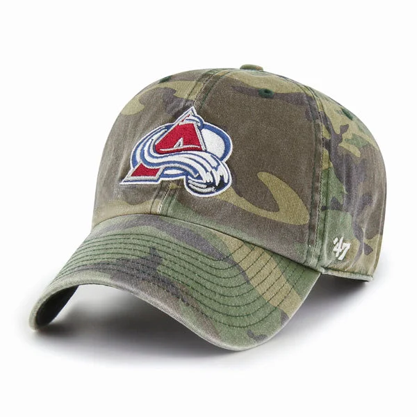 baseball hat team -  Avalanche Adjustable Camo Clean Up Hat