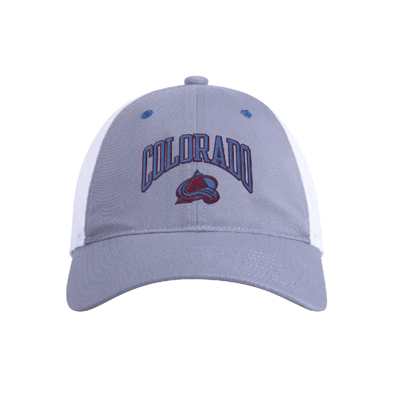 baseball hat glow -  Avalanche Slouch Grey Trucker Hat