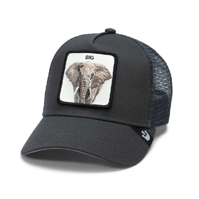 baseball hat fire -  Big Elephant Trucker Hat