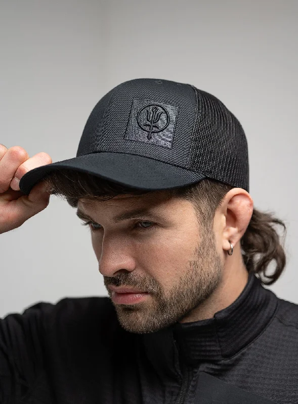 baseball hat fire -  BLACK MARK CAP