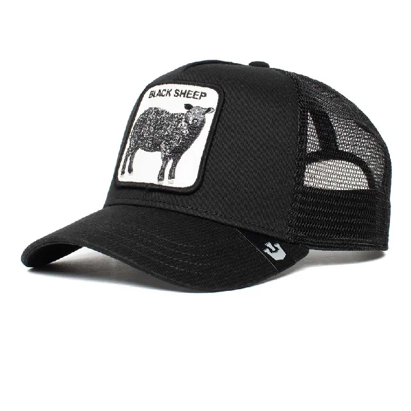 baseball hat bend -  Black Sheep Trucker Hat