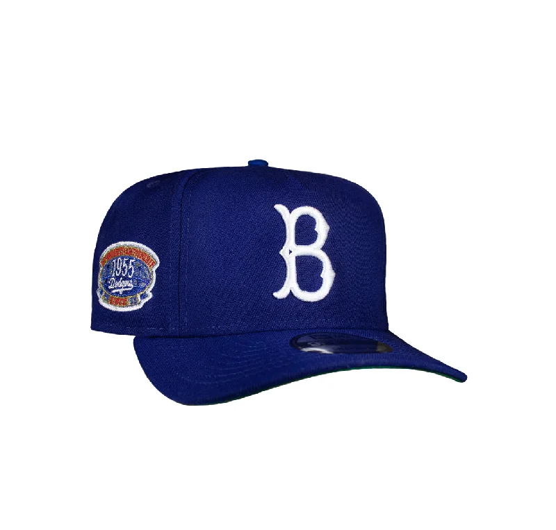 baseball hat style -  Brooklyn Dodgers Royal 950 AFrame 55 WS Snap Back