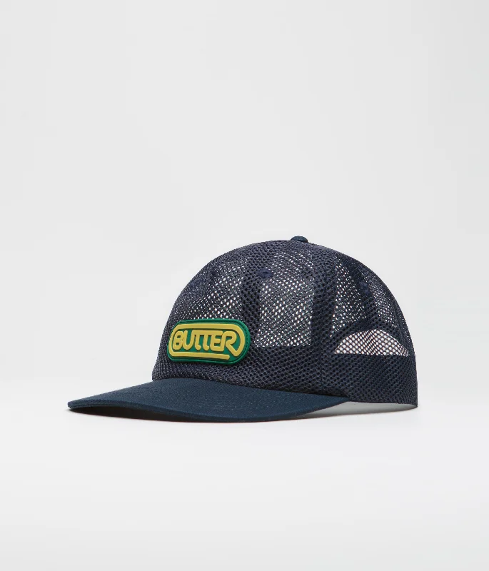 baseball hat pride -  Butter Goods Mesh Shallow Cap - Indigo