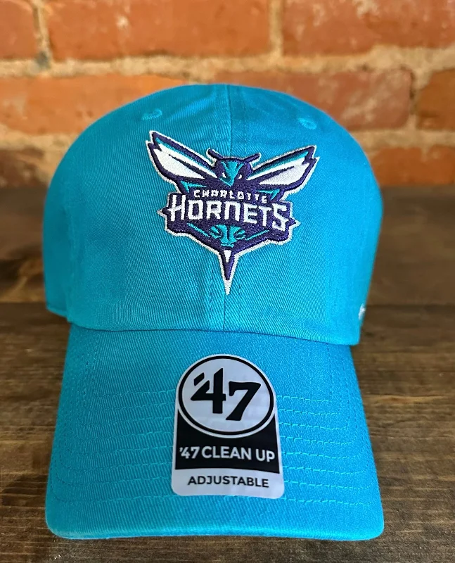 baseball hat beauty -  Charlotte Hornets Clean Up Hat - 47’ Brand