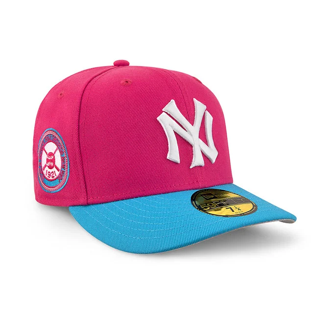 baseball hat feel -  New York Yankees Pink Glow & Blue 1921 World Series