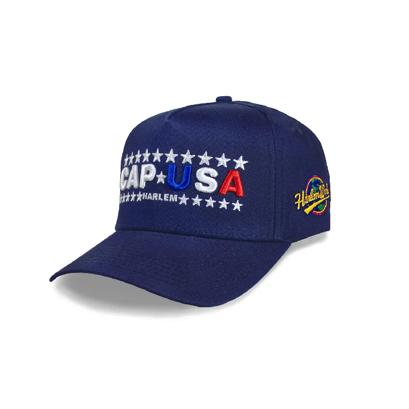 baseball hat wave -  CAP USA All Navy Blue SnapBack