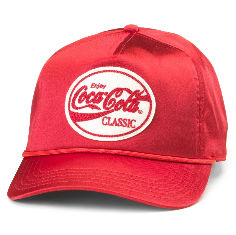 baseball hat skill -  Coca Cola Satin Snap Back