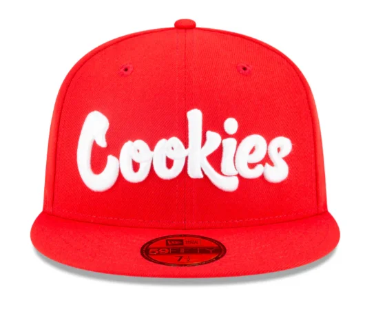 baseball hat ride -  COOKIES X NEW ERA FITTED RED