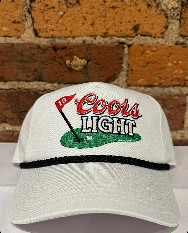 baseball hat rock -  Coors Light Golf Hat - American Needle