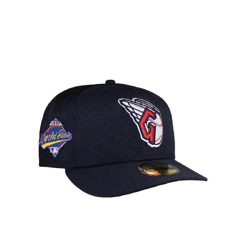 baseball hat tide -  Cleveland Guardians All Navy 97 WS  Grey UV