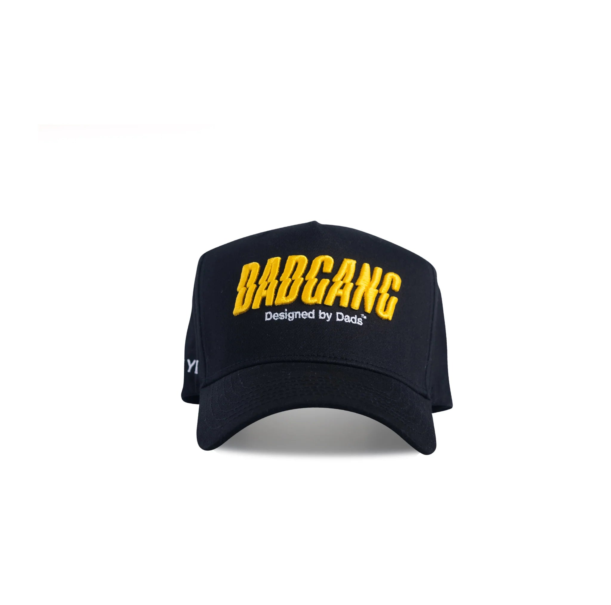 baseball hat curve -  DadGang Voltage (Black/Yellow) Snapback