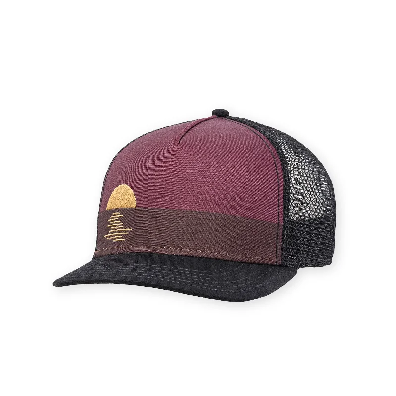 baseball hat road -  Davis Trucker Hat