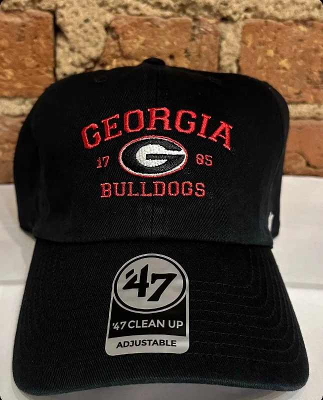 baseball hat turn -  Georgia Bulldogs Clean Up Hat - 47 Brand