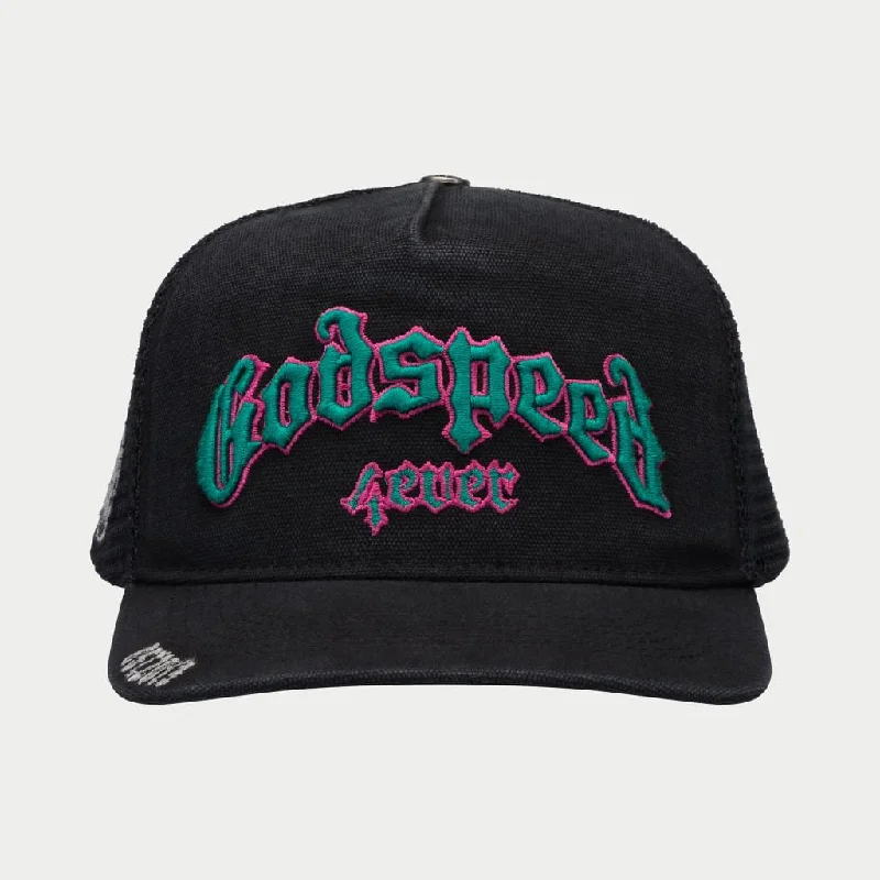 baseball hat someone -  GODSPEED FOREVER TRUCKER HAT (MIA VICE)