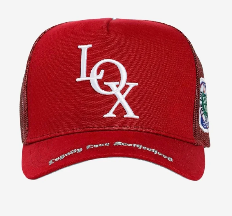 baseball hat someone -  GODSPEED LOX TRUCKER RED