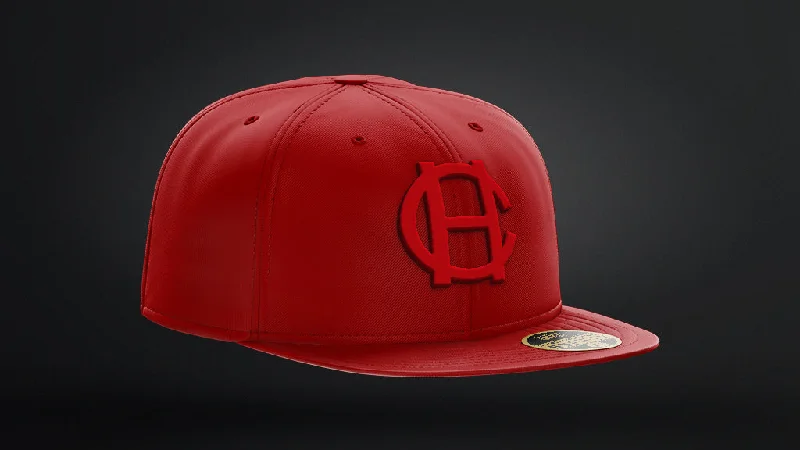 baseball hat anyone -  HarbourCats New Era 5950 - Classic Canada Day RED with Red HC Logo Baseball Cap