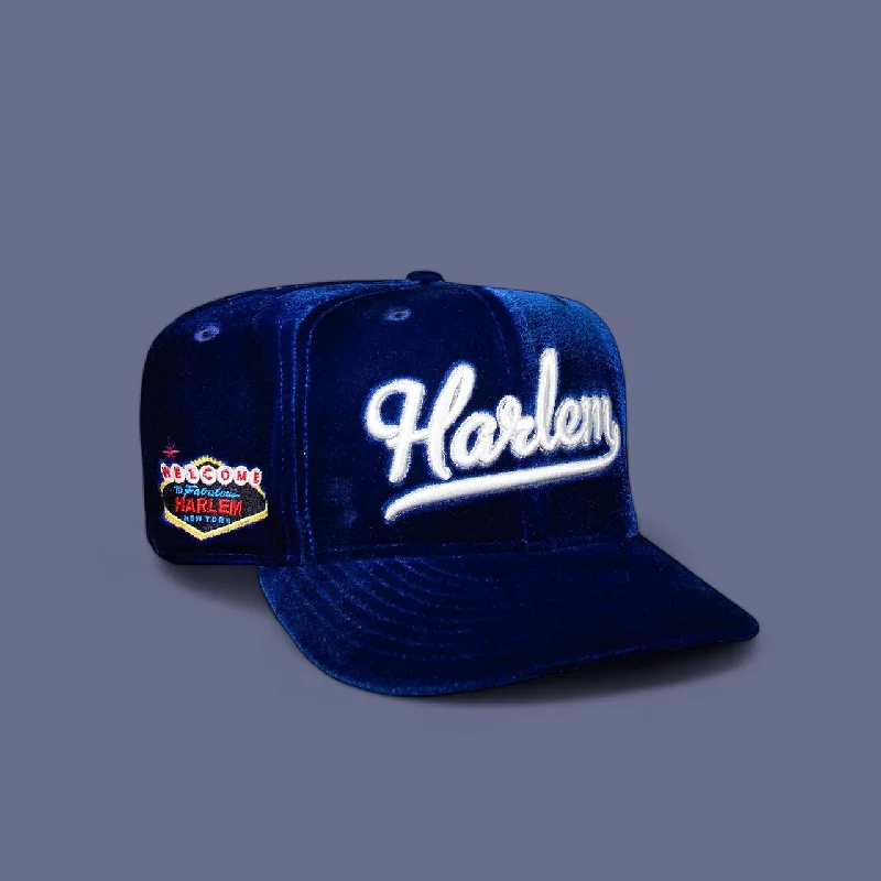 baseball hat star -  Harlem Dark Royal Velvet 5950 Fitteds