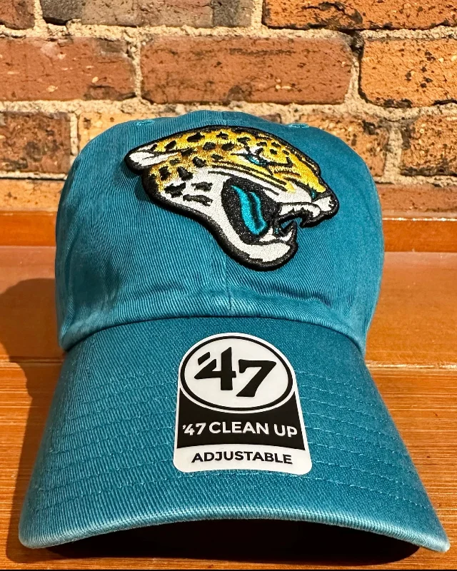 baseball hat curve -  Jacksonville Jaguars Clean Up Hat - 47’ Brand