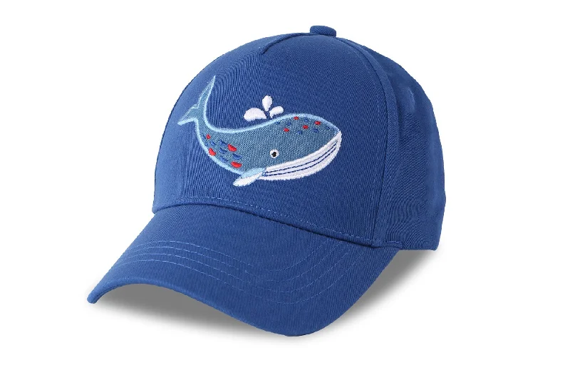 baseball hat them -  Toddler/Kids Ball Cap - Blue Whale