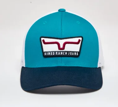 baseball hat form -  Kimes Ranch Extra Crunchy Teal Cap