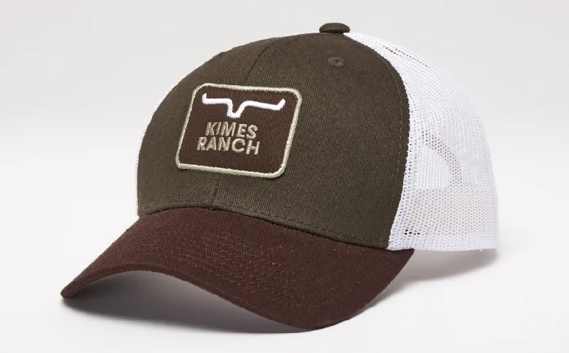 baseball hat bend -  Kimes Ranch Gilroy Army Green Cap