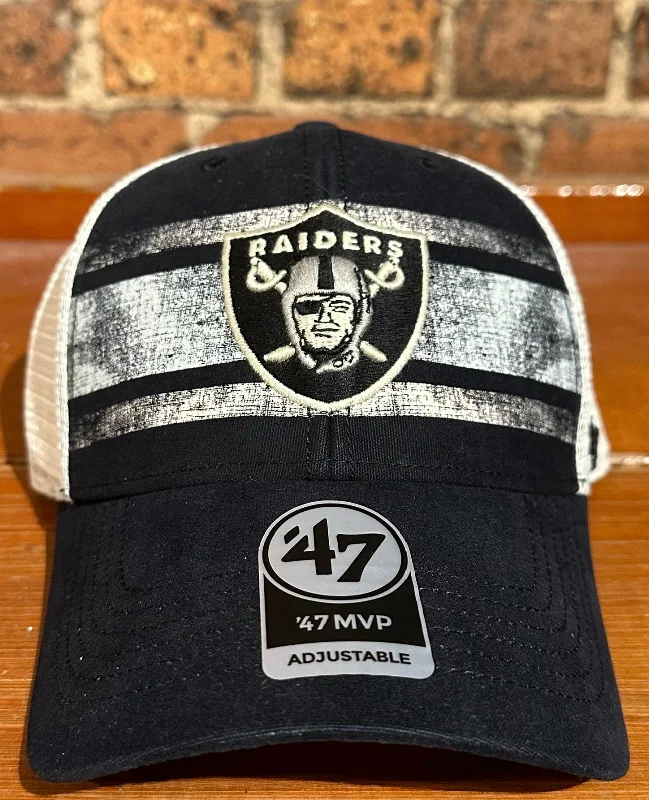 baseball hat victory -  Las Vegas Raiders Striped Hat - 47 Brand