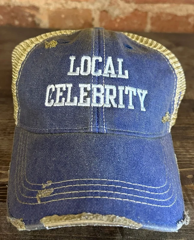 baseball hat climb -  Local Celebrity Hat - Retro Brand