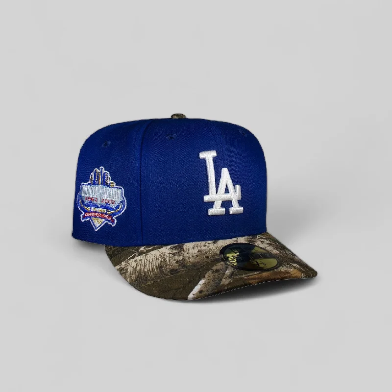 baseball hat sun -  Los Angeles Dodger Royal Blue and Real Tree 40Th Anniversary