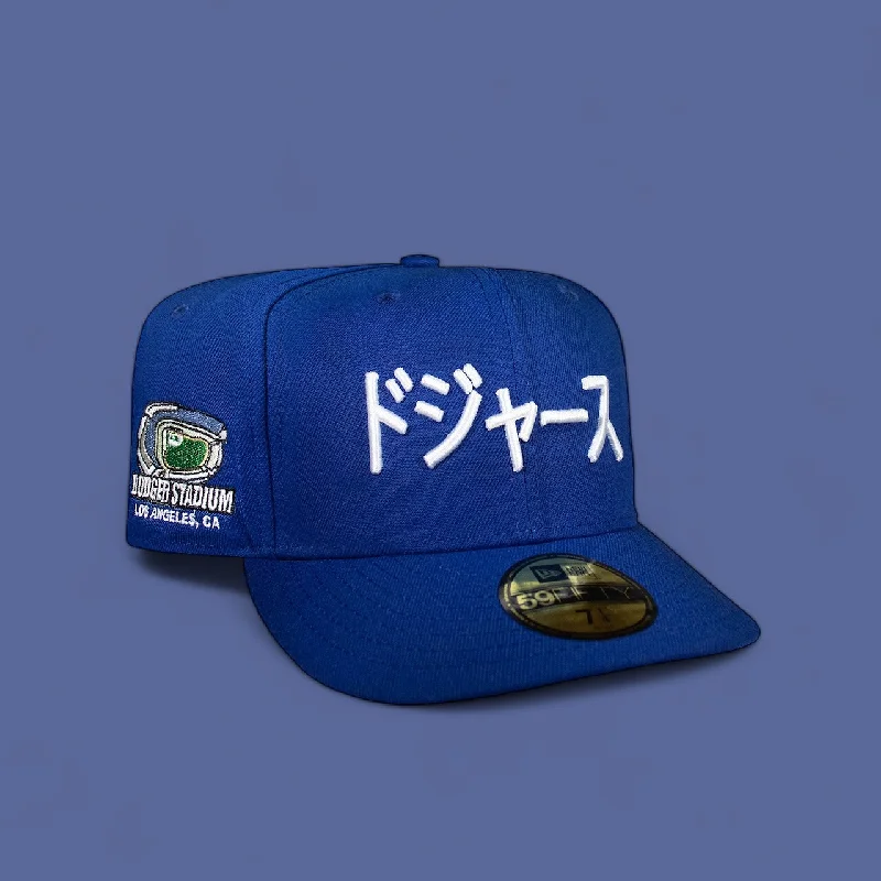 baseball hat charm -  Los Angeles Dodgers All Royal Katakana Stadium Patch