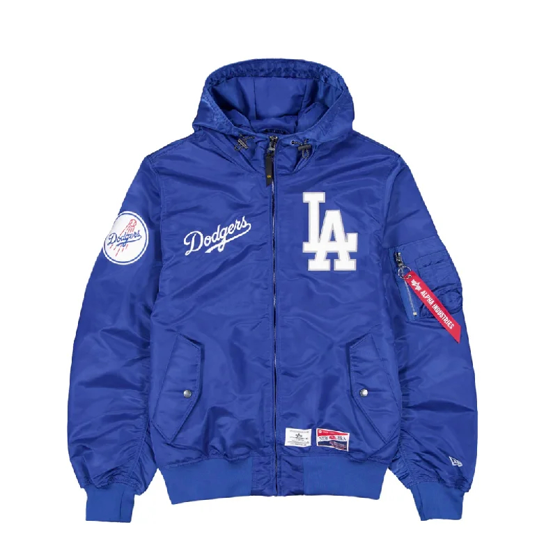 baseball hat soul -  Los Angeles Dodgers Royal Bomber Jacket New Era X Alpha Industries