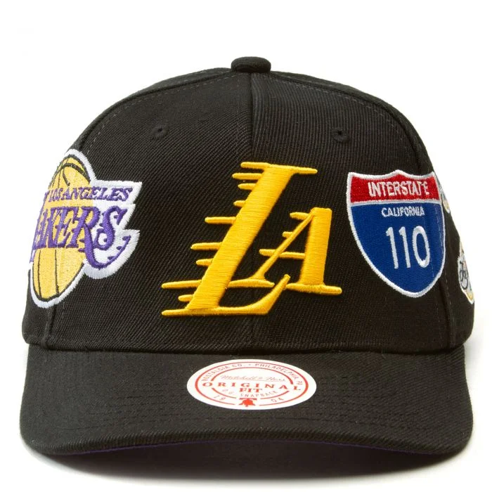 baseball hat all -  Los Angeles Lakers Champs Patch Snapback Hat