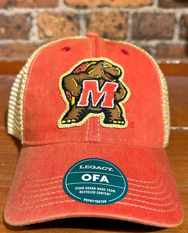 baseball hat roll -  Maryland Terrapins OFA Trucker Hat - Legacy