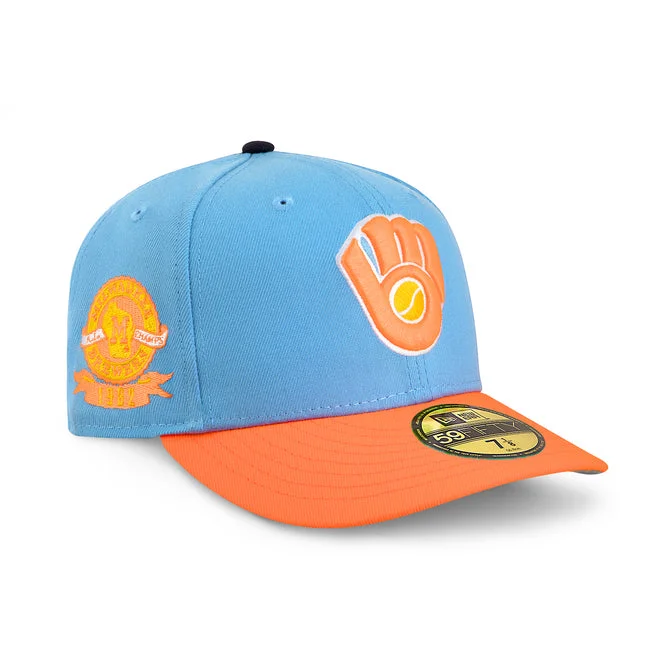 baseball hat track -  Milwaukee Brewers 2T Sky Blue+ Orange 1982 ALC