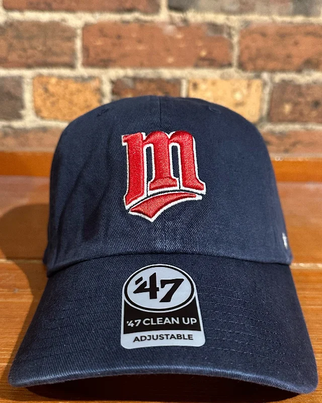 baseball hat spin -  Minnesota Twins Clean Up Hat - 47 Brand