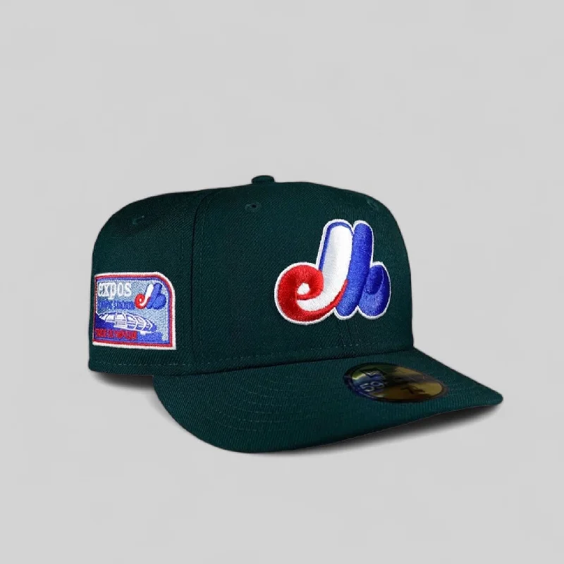 baseball hat beauty -  Montreal Expos Dark Green Stadium Patch