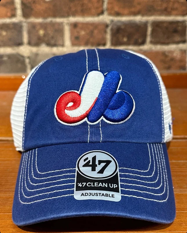 baseball hat sky -  Montreal Expos Trawler Hat - 47 Brand