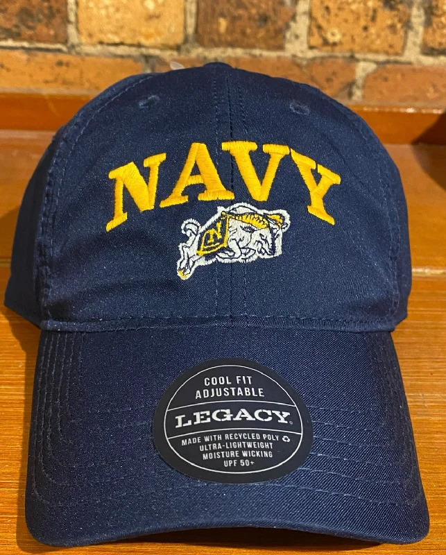 baseball hat know -  Navy Midshipman Cool Fit Hat - Legacy