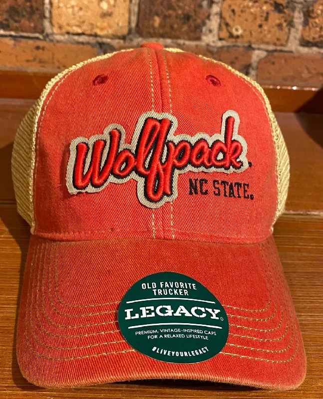 baseball hat breathe -  NC State Wolfpack OFA Trucker Hat - Legacy