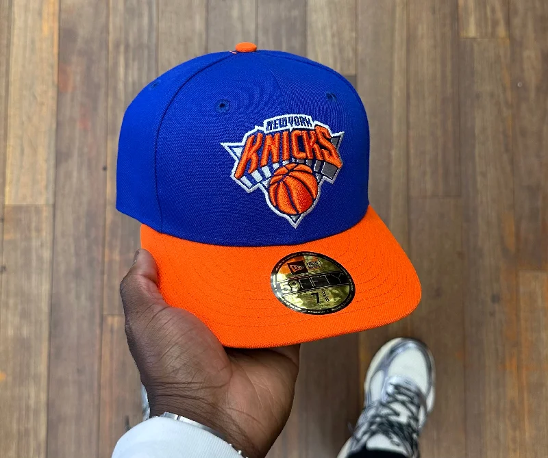 baseball hat fly -  New York Knicks Royal Blue and Orange No Patch