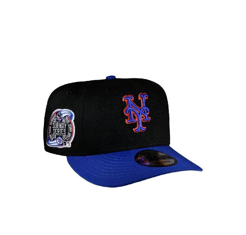 baseball hat roll -  New York Mets 950 Black and Royal Snap Back SWS