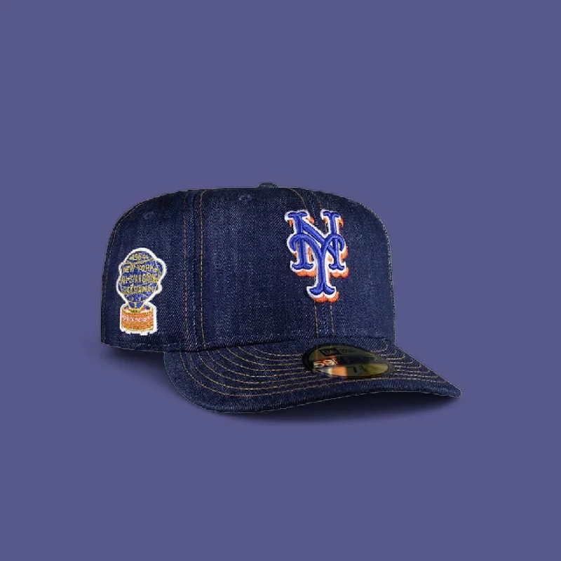 baseball hat moon -  New York Mets Navy Denim 1954 All  Star Game