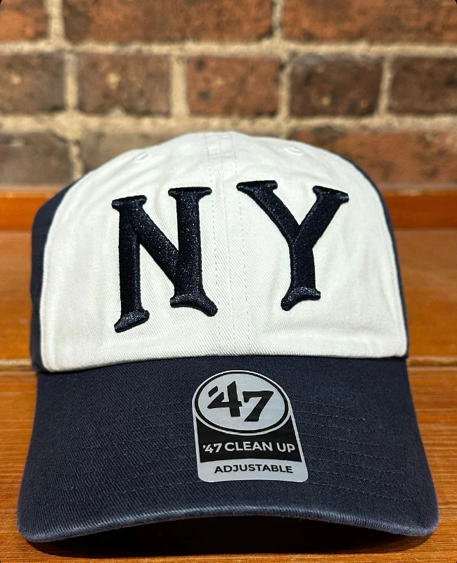 baseball hat world -  New York Yankees 2 Tone Clean Up Hat - 47 Brand