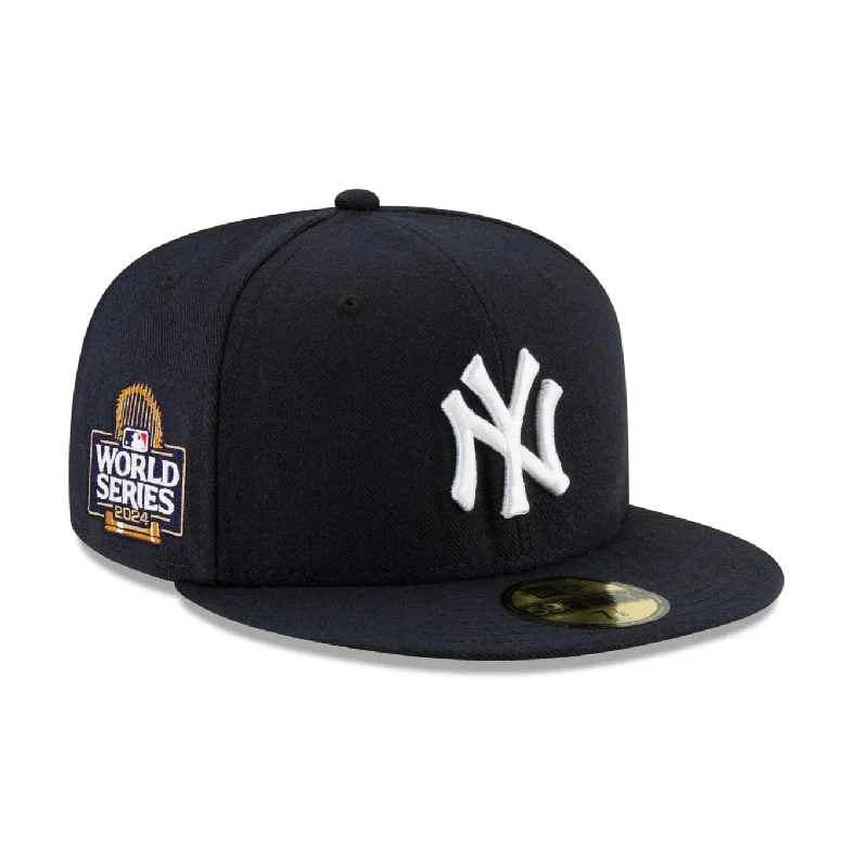 baseball hat drive -  New York Yankees 2024 World Series 5950 Fitted GREY UV