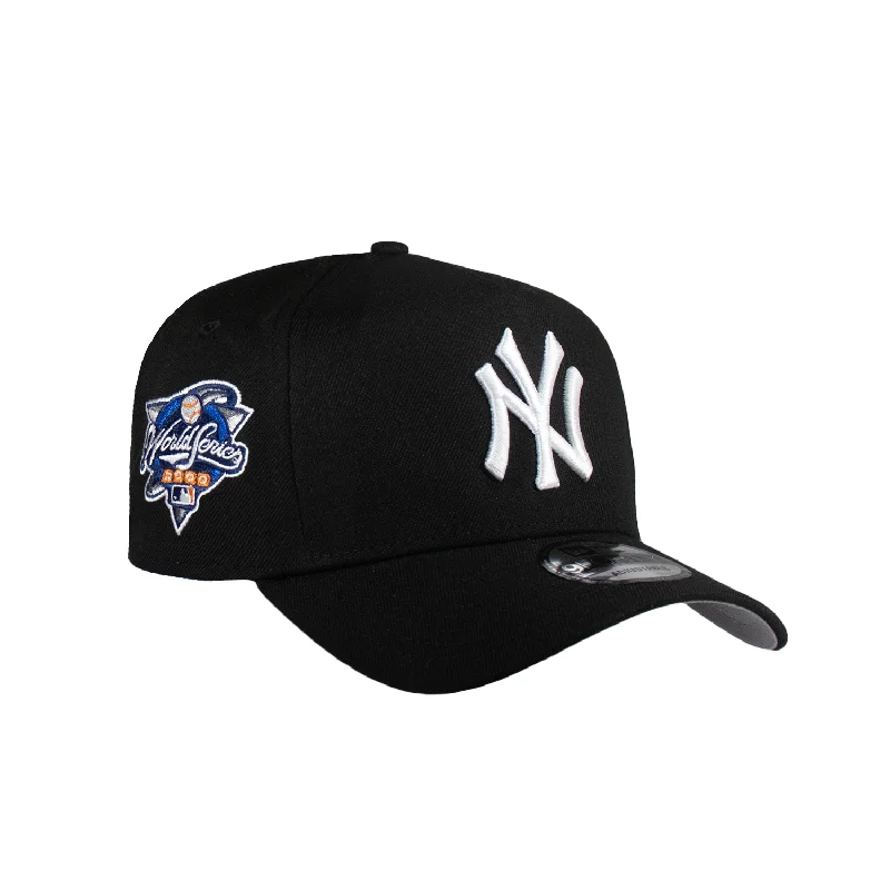 baseball hat beauty -  New York Yankees All Black 940 A-Frame Snap Back 2000 World Series