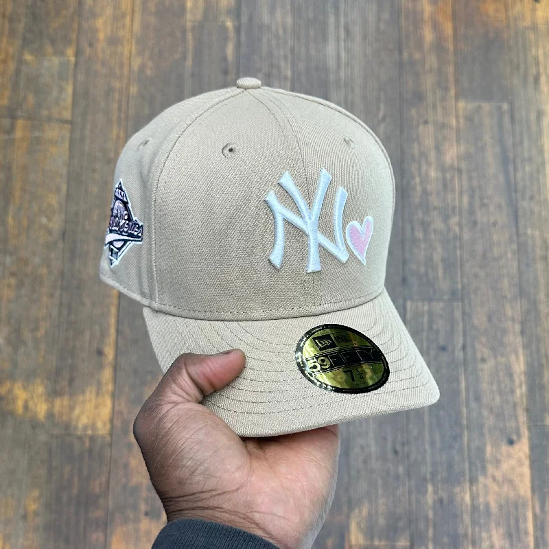 baseball hat victory -  New York Yankees All Camel Pink Heart 1996 World Series