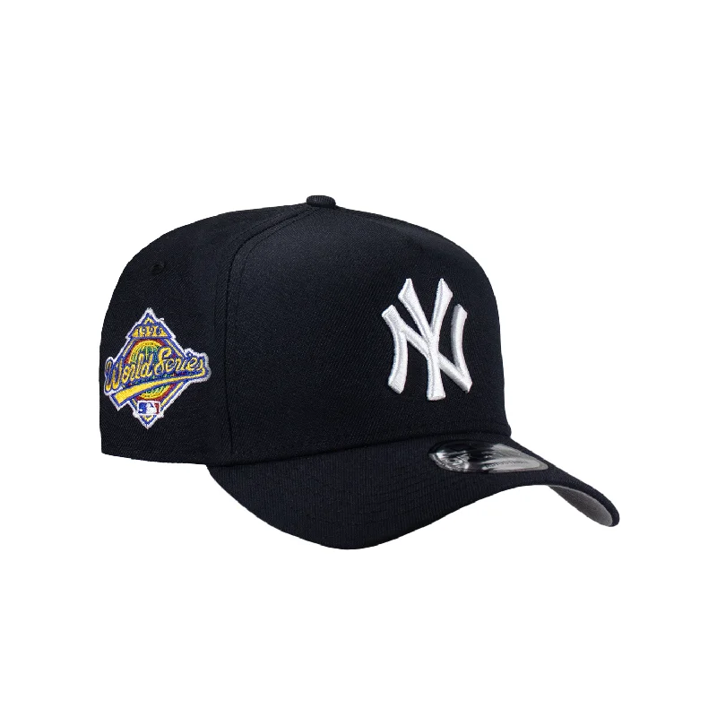 baseball hat art -  New York Yankees All Navy 940 A-Frame Snap Back 1996 World Series